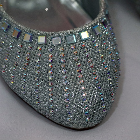 Shiny Silver Shoes - Picture 3 of 8